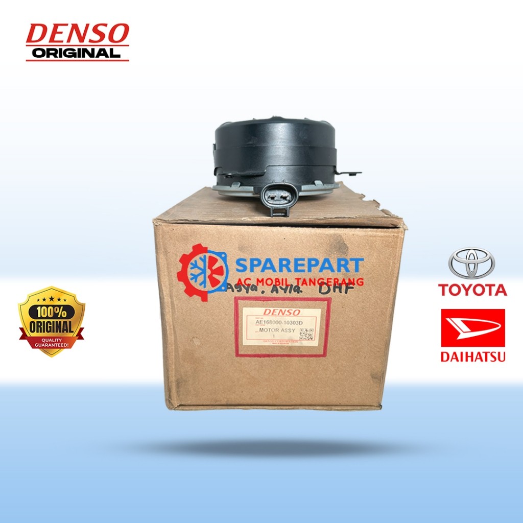 MOTOR FAN AYLA AGYA CALYA SIGRA ORIGINAL DENSO AE168000-2810/1030