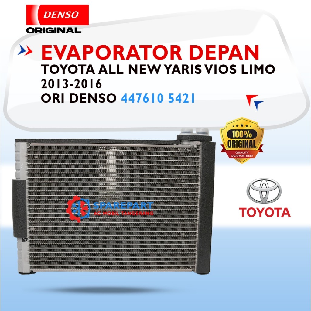 EVAPORATOR TOYOTA ALL NEW YARIS VIOS LIMO 2013-2016 ORIGINAL DENSO (TG447610 5421)