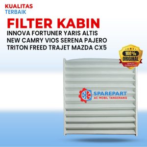 Filter Kabin Innova Fortuner Yaris Altis New Camry Vios Serena Pajero Triton Freed Trajet Mazda CX5