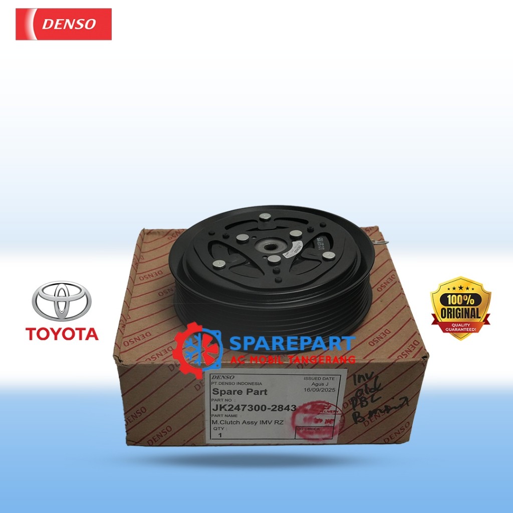 Magnet Clutch Toyota Innova Fortuner (2004-2015) 1st Gen Double Blower Kabel Pendek – Denso Original