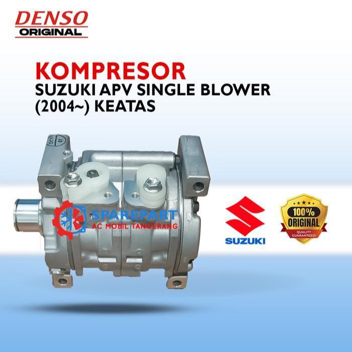 Kompresor Compressor AC Mobil Suzuki APV Arena Single DENSO Asli 447280-0480- Original Denso