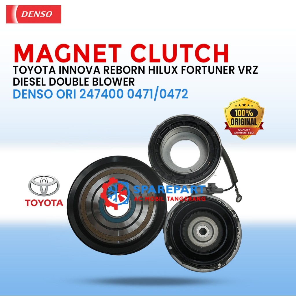 Magnet Clutch Innova Reborn Hilux Fortuner VRZ BENSIN DIESEL ORI DENSO 247400 0471 – Denso Original