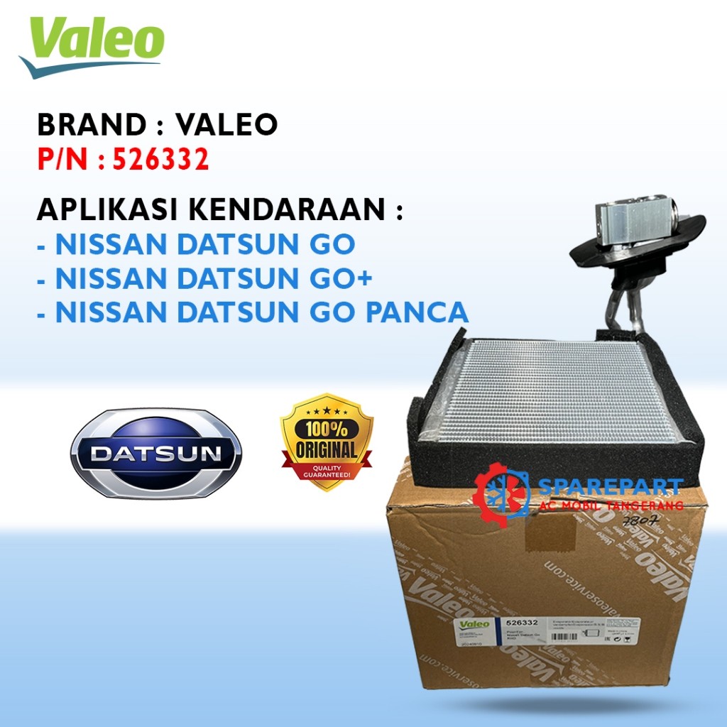 Evaporator NISSAN Datsun GO/Go+/Go Panca Valeo ORIGINAL 526332
