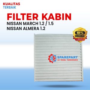 Filter AC Nissan March 1.2 1.5 Filter AC Nissan March 1.2 1.5 & Almera 1.2 Dimensi 28x27x7