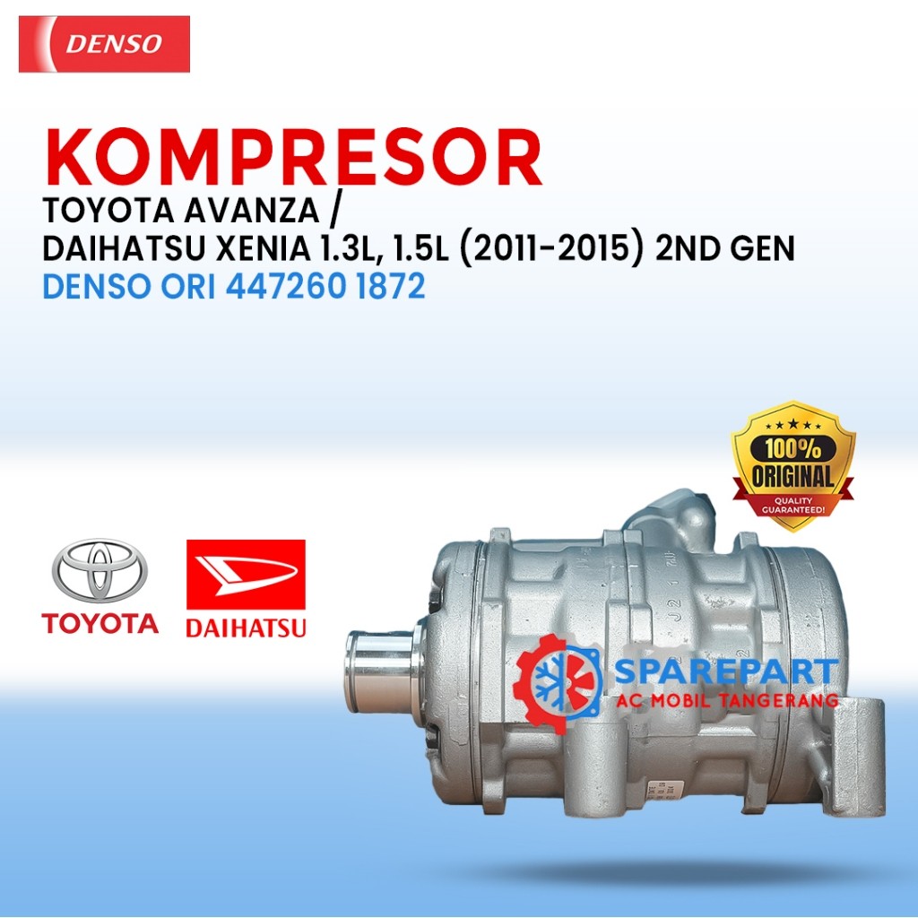 Compressor Avanza Vellos Xenia Tahun 2012-2015 DENSO 447260 1872