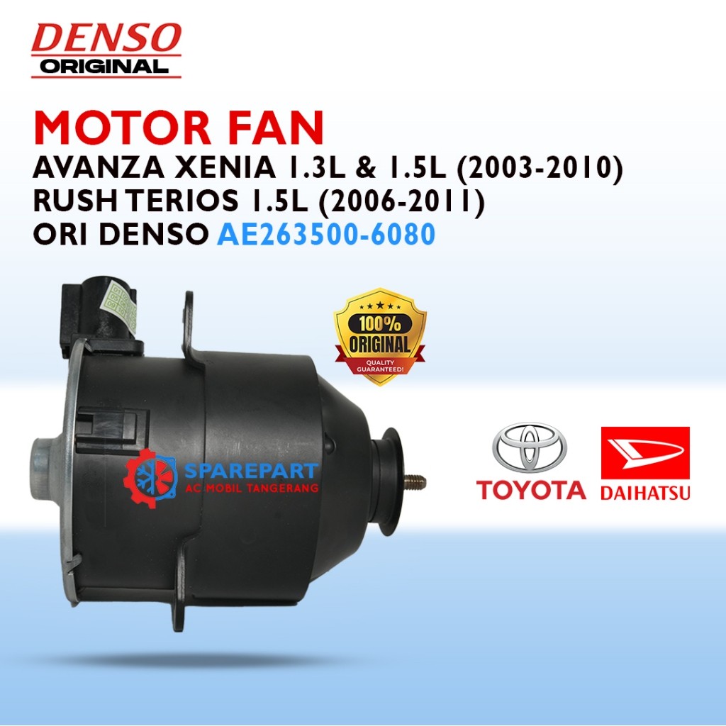 Motor Fan Avanza Xenia (2003-2010) / Rush Terios (2006-2011) Original Denso AE263500-6080