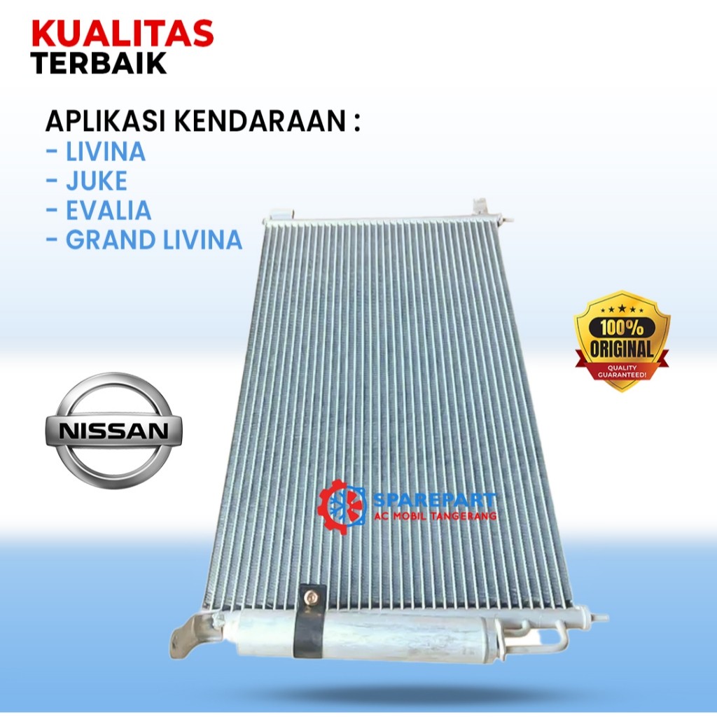 Kondensor AC Mobil NISSAN LIVINA EVALIA JUKE GRAND LIVINA