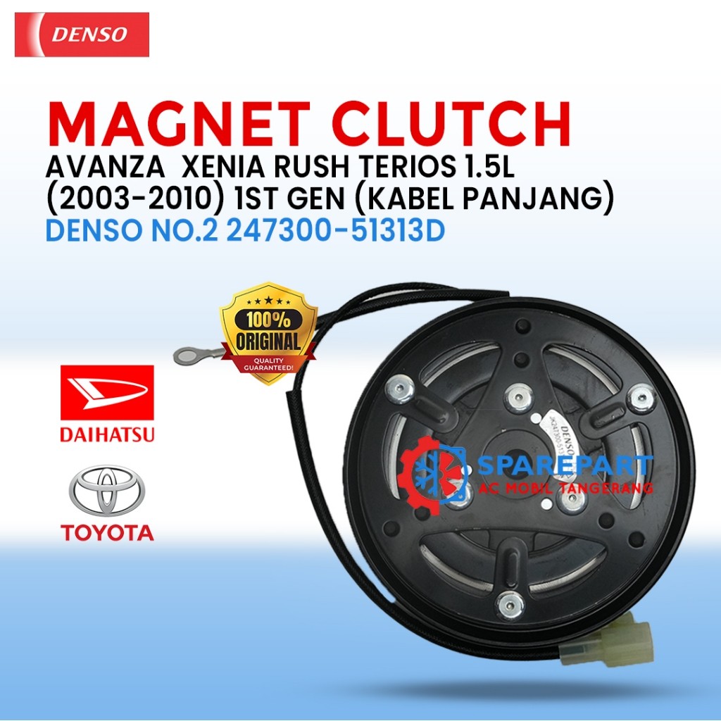Magnet Clutch Avanza Xenia Rush Terios 1.5L (2003-2010) 1st Gen Denso original 247300-5131