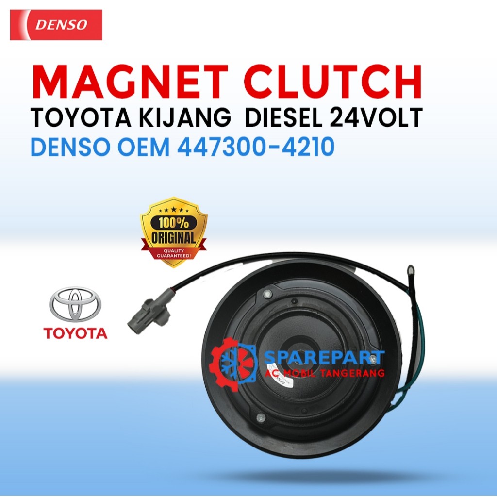 Magnet Clutch Kijang Kapsul Diesel 24VOLT 447300-4210 -DENSO OEM