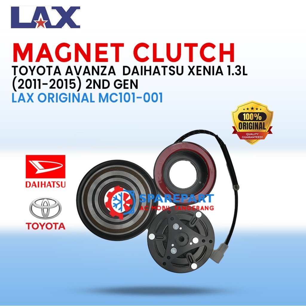 Magnet Clutch Toyota Avanza Daihatsu Xenia 1.3L (2011-2015) 2nd Gen MC101-001 – Original LAX