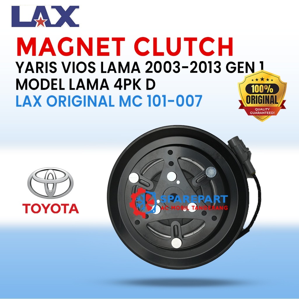 Magnet Clutch Yaris Vios Lama 2003-2013 gen 1 4PK MC 101-007 – Original LAX