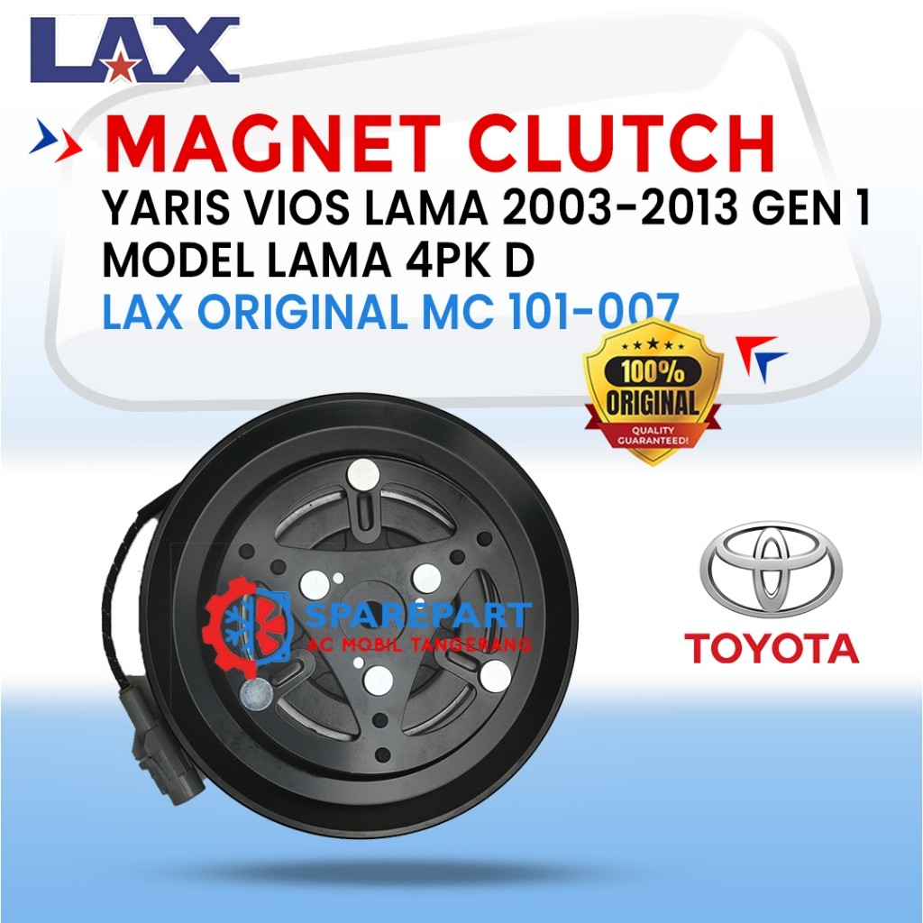 Magnet Clutch Yaris Vios Lama 2003-2013 gen 1 4PK MC 101-007 – Original LAX