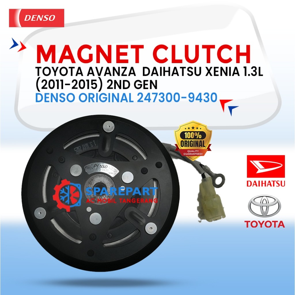 Magnet Clutch Toyota Avanza Daihatsu Xenia 1.3L (2011-2015) 2nd Gen 247300-9430 – Original Denso