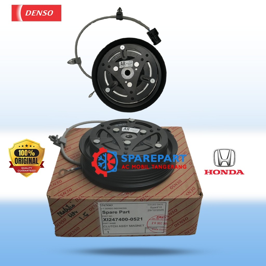 Magnet Clutch Honda Mobilio BRV HRV 1.5 All New Jazz RS City gm6 (2014 Keatas) Denso ORIGINAL 247400-0520/0521
