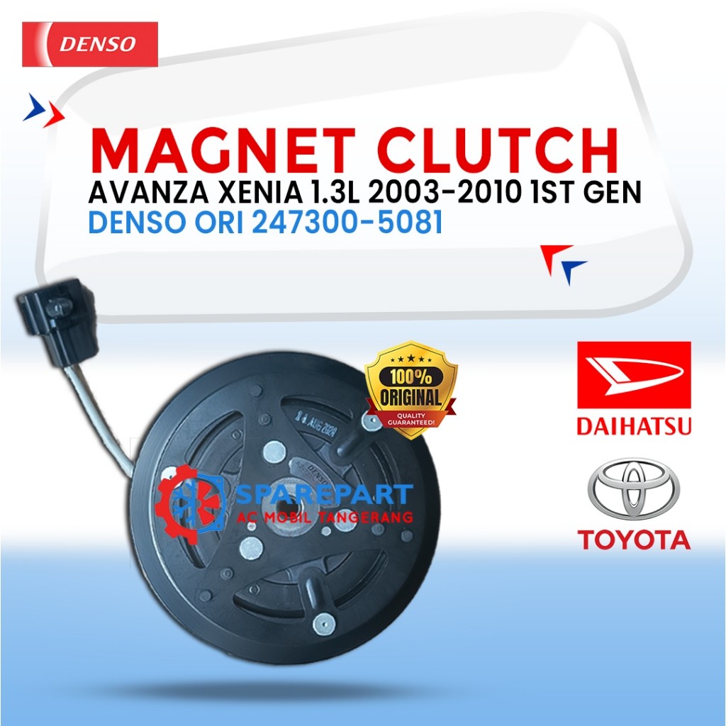 MAGNET CLUTCH AVANZA XENIA 1.3L 2003-2010 1st Gen ORIGINAL DENSO 4PK JK247300-5081