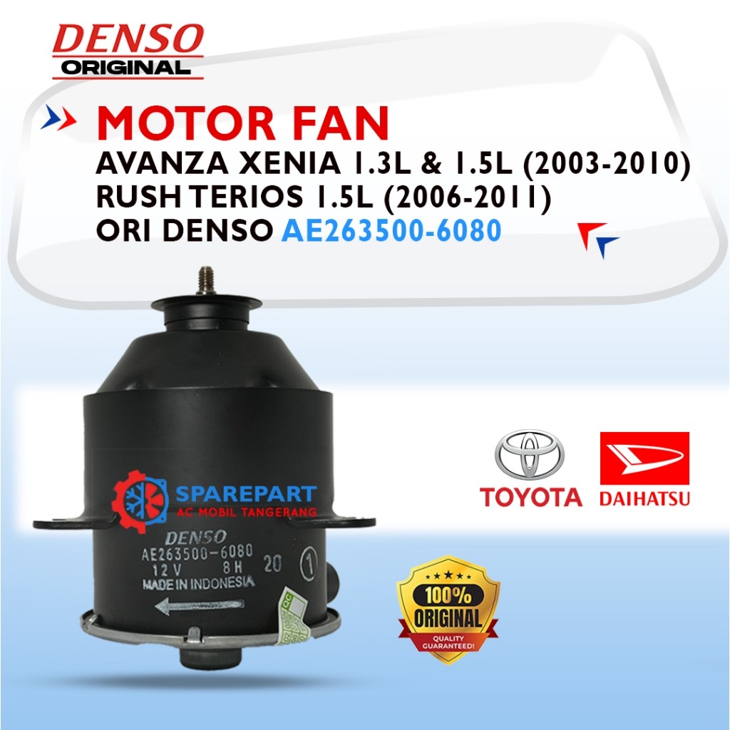 Motor Fan Avanza Xenia (2003-2010) / Rush Terios (2006-2011) Original Denso AE263500-6080
