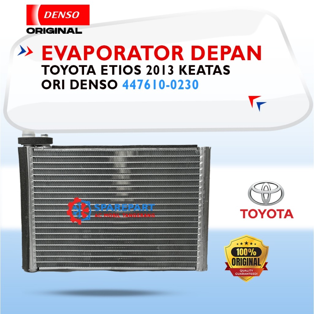 EVAPORATOR AC MOBIL TOYOTA ETIOS ORIGINAL DENSO 447610-0230