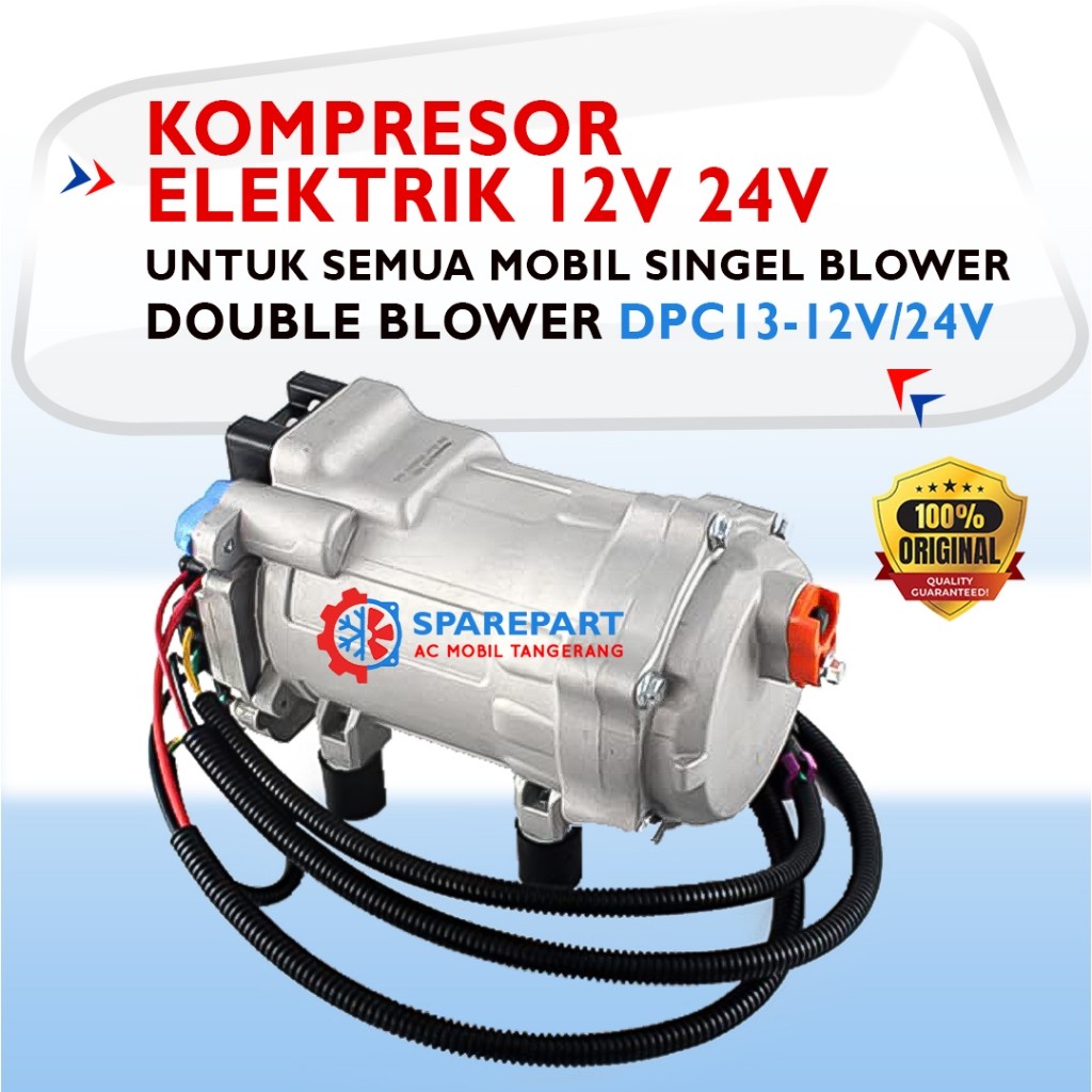 Kompresor Elektrik 12V 24V Singel Blower & Double Blower ( BISA UNTUK SEMUA JENIS MOBIL)