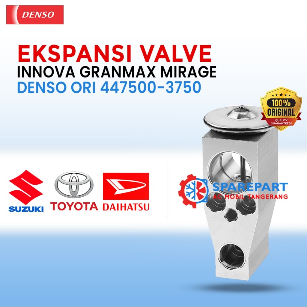 EKSPANSI VALVE INNOVA GRANMAX MIRAGE EXPANSI ASLI DENSO ORIGINAL 447500-3750