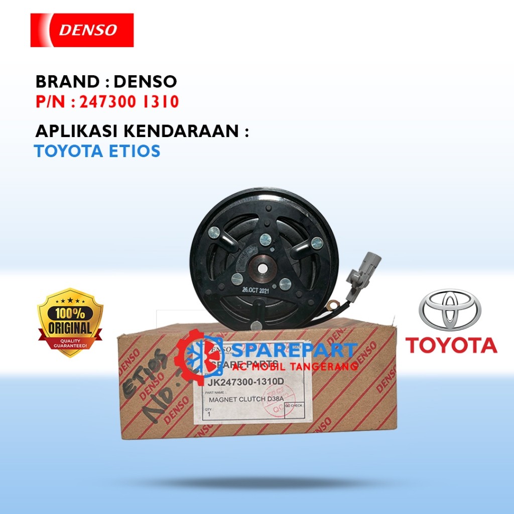 Magnet Clutch TOYOTA ETIOS DENSO OEM 247300 1310