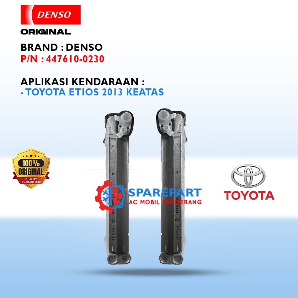 EVAPORATOR AC MOBIL TOYOTA ETIOS ORIGINAL DENSO 447610-0230
