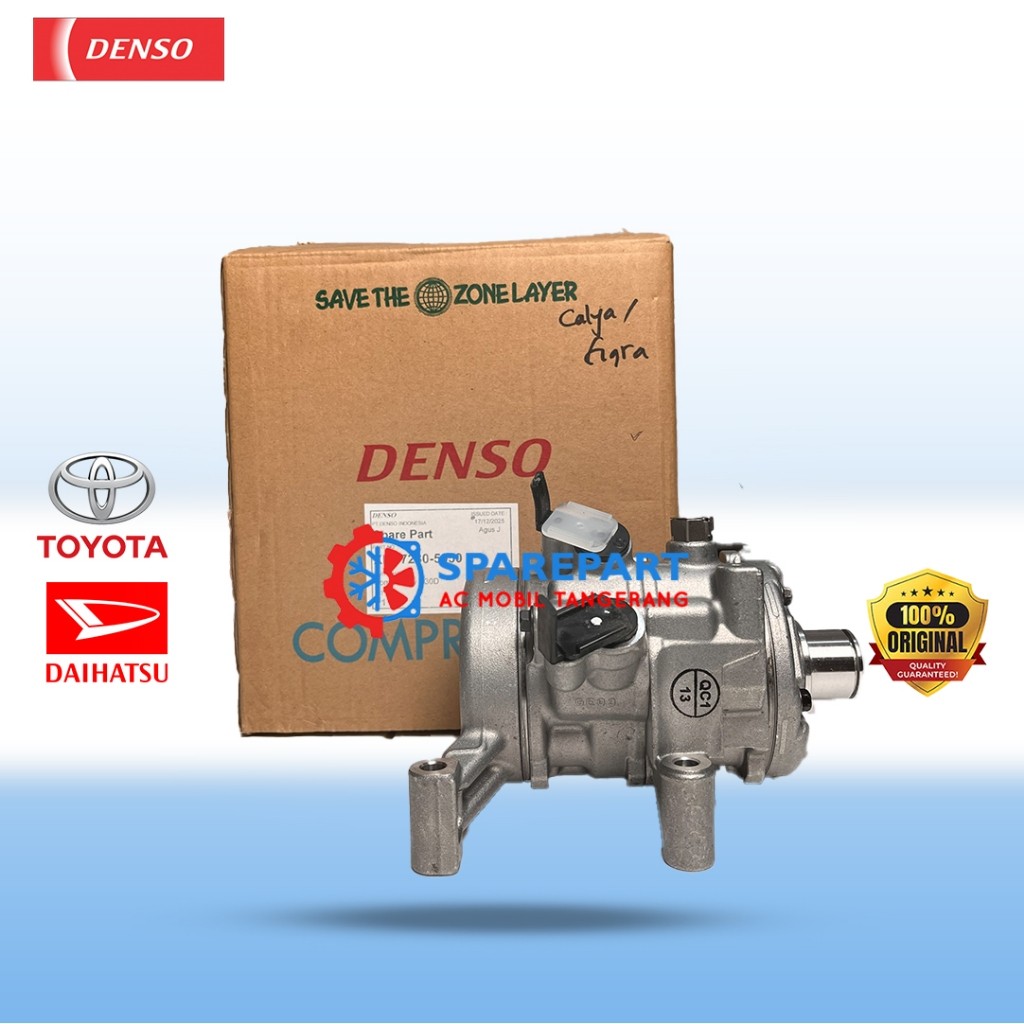 Kompresor AC Mobil Calya / Sigra Agya / Ayla 447280-5050 – Original Denso