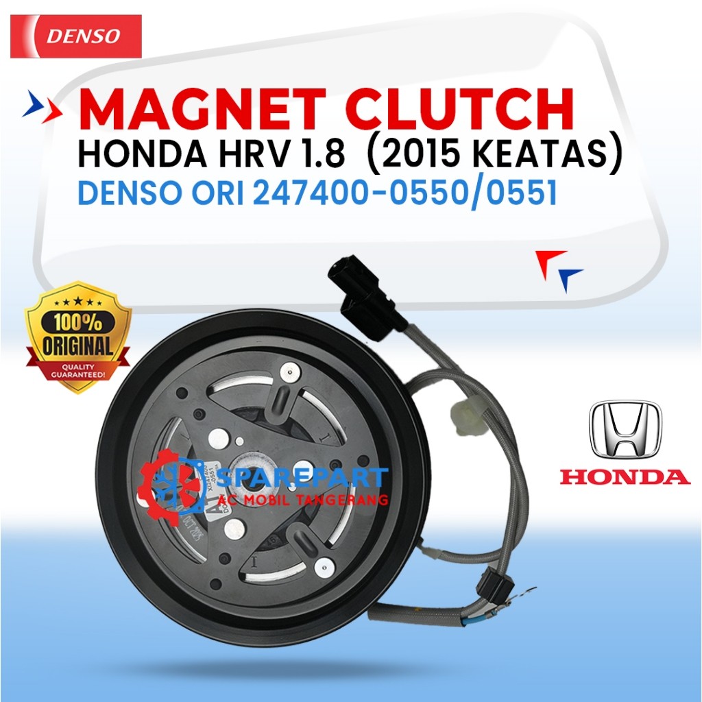 Magnet Clutch Honda HRV 1.8 (2015 Keatas) 247400-0550/0551 – Denso Original
