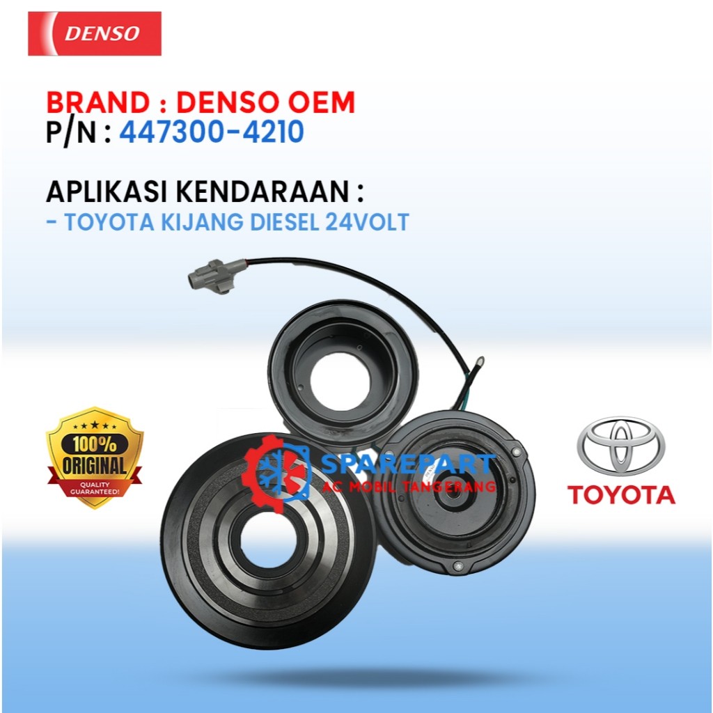 Magnet Clutch Kijang Kapsul Diesel 24VOLT 447300-4210 -DENSO OEM