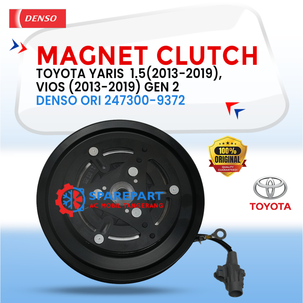 Magnet Clutch New Yaris 1.5 / New Vios (2013-2019) 2nd Gen Original Denso 247300-9372 – Denso Original