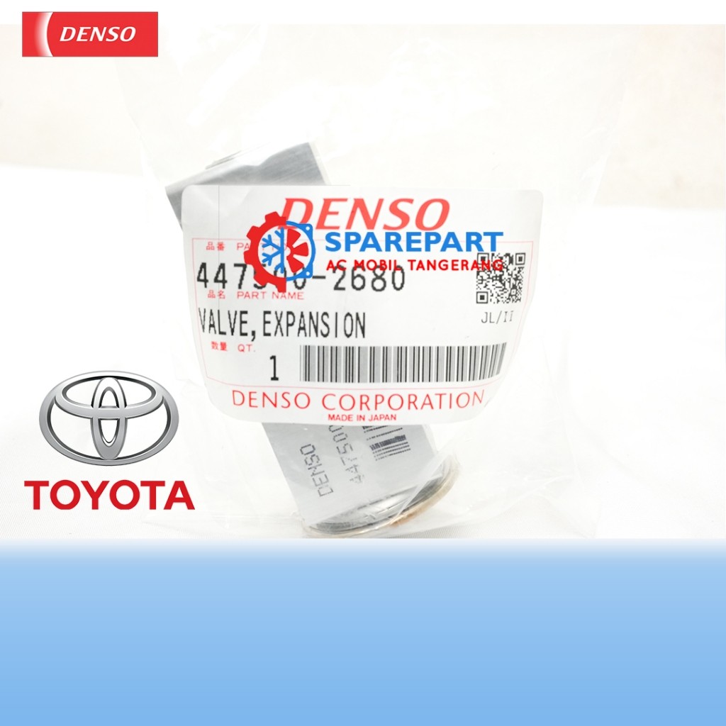 EXPANSION VALVE (BELAKANG) INNOVA 2.0 L / FORTUNER 2.7 L (2004-2015) 1ST GEN ORI DENSO 447500-2680