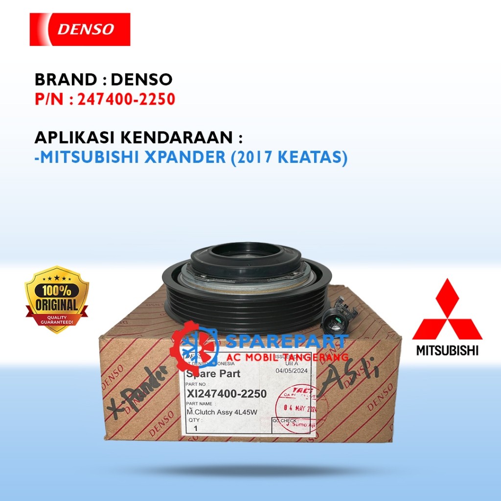 Magnet Clutch Mitsubishi Xpander 1.5 (2017 UP) Original Denso XI247400-2250