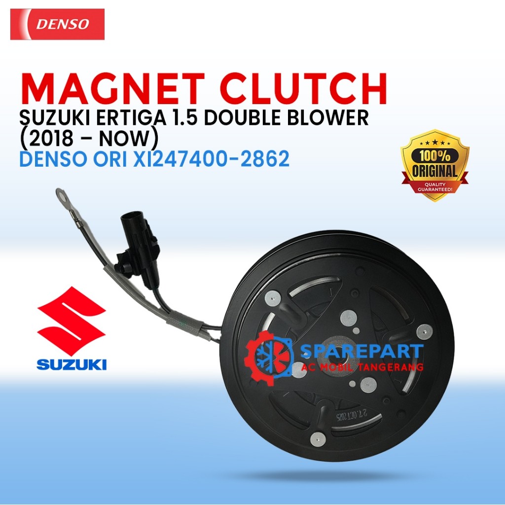 Magnet Clutch Suzuki ERTIGA 1.5 2018-NOW DOUBLE BLOWER DENSO XI247400-2862- Original Denso