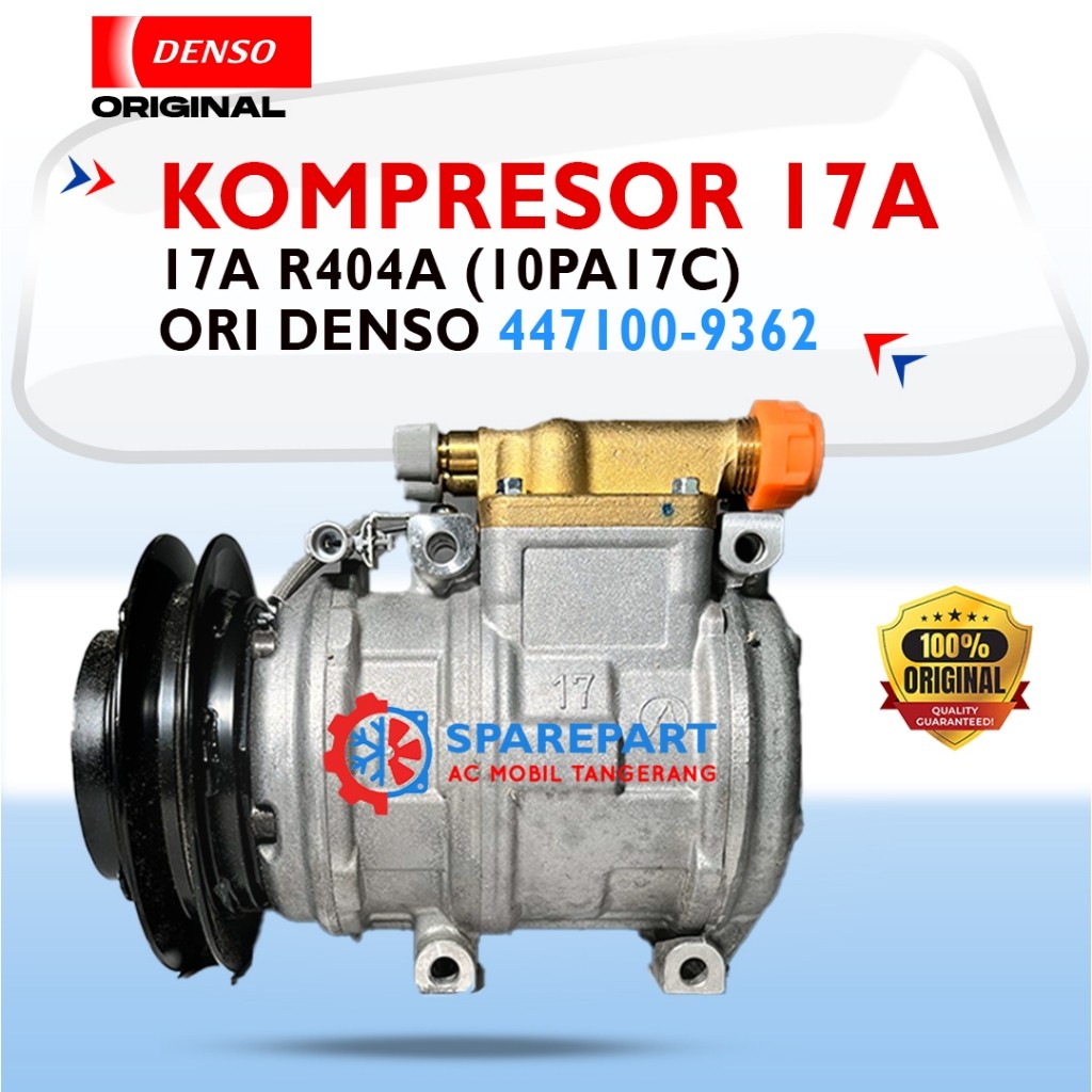 Kompressor 17A r404a (10PA17C) Original Denso 447100-9362