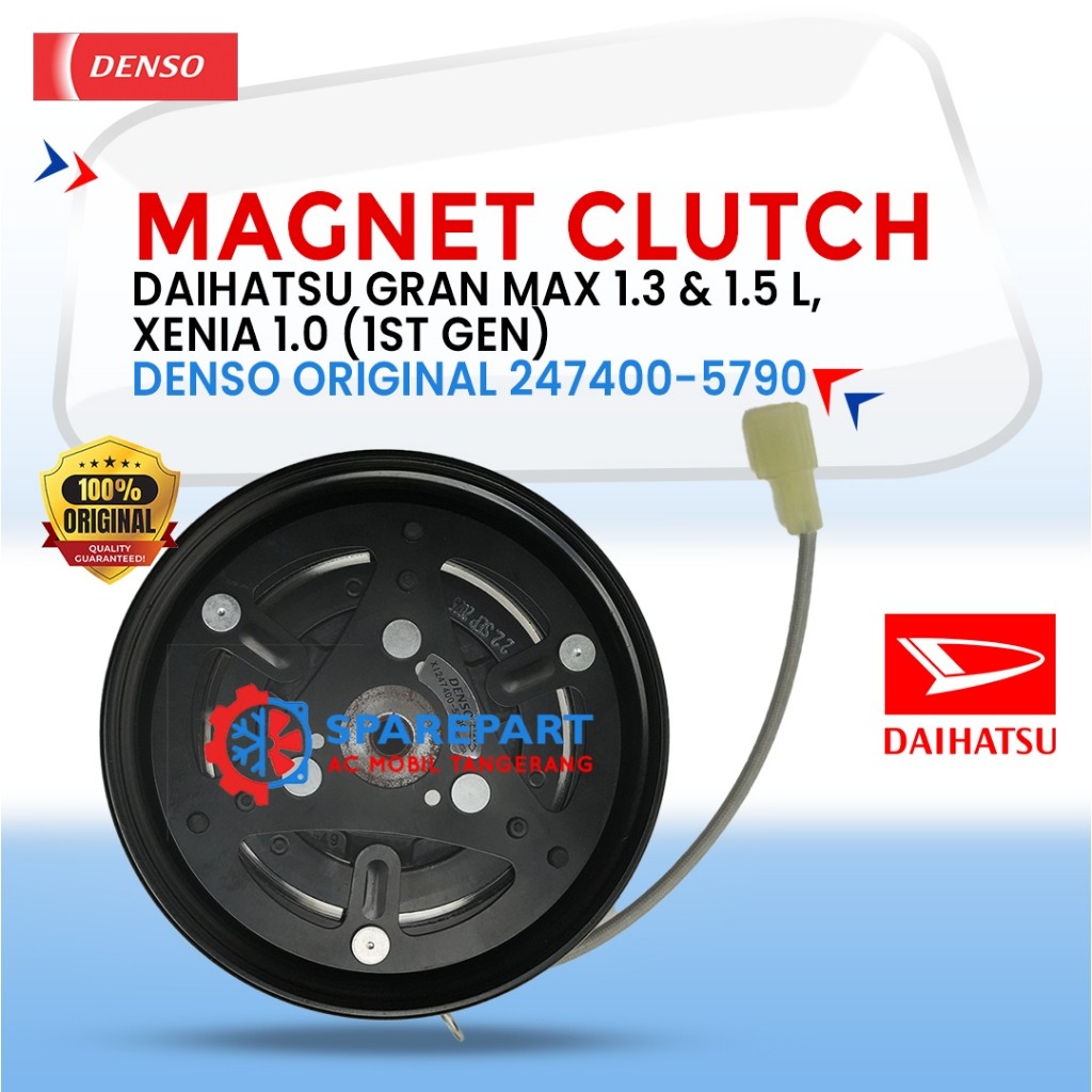 Magnet Clutch Daihatsu Gran Max 1.3 & 1.5 L, Xenia 1.0 (1st Gen) 247400-5790 – Denso Original