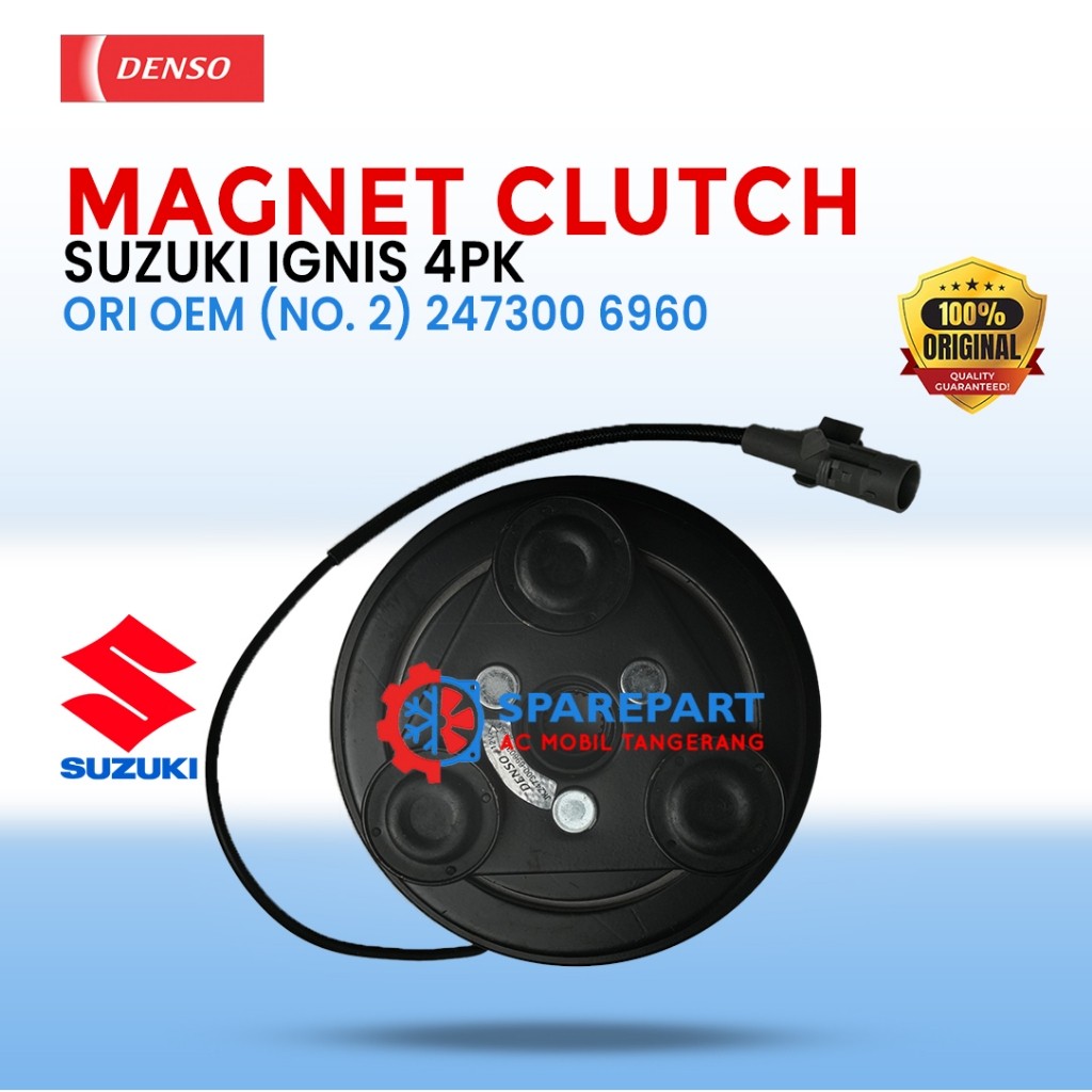 Magnet Clutch Suzuki IGNIS 4PK JK247300 6960 – ORI OEM DENSO