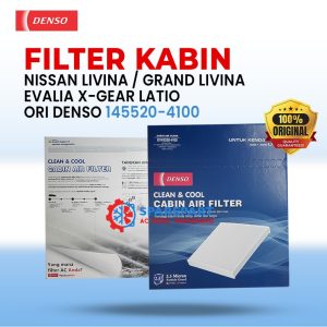 FILTER KABIN FILTER UDARA AC LIVINA X-GEAR 145520-4100 DENSO ORI
