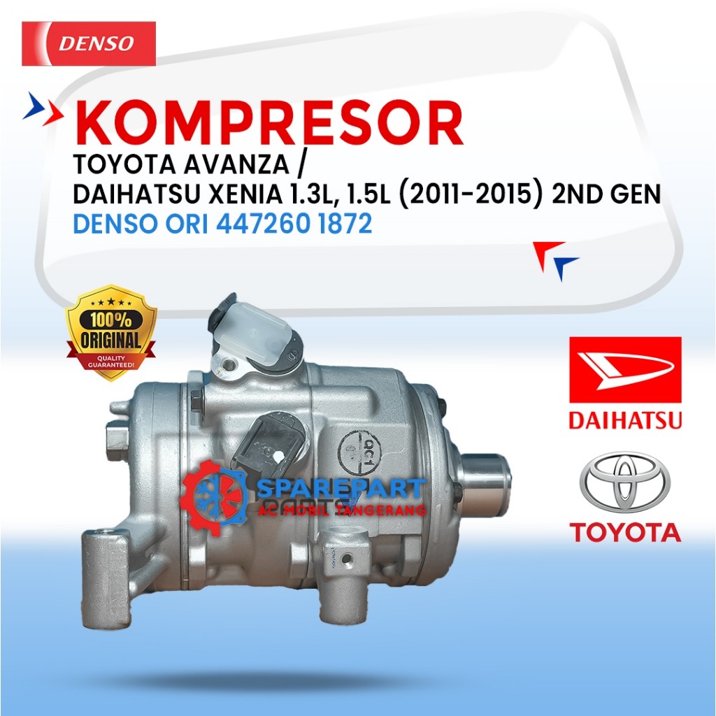Compressor Avanza Vellos Xenia Tahun 2012-2015 DENSO 447260 1872