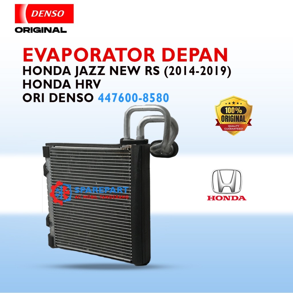 EVAPORATOR AC HONDA JAZZ NEW RS, HONDA HRV ORIGINAL DENSO 447610-8580