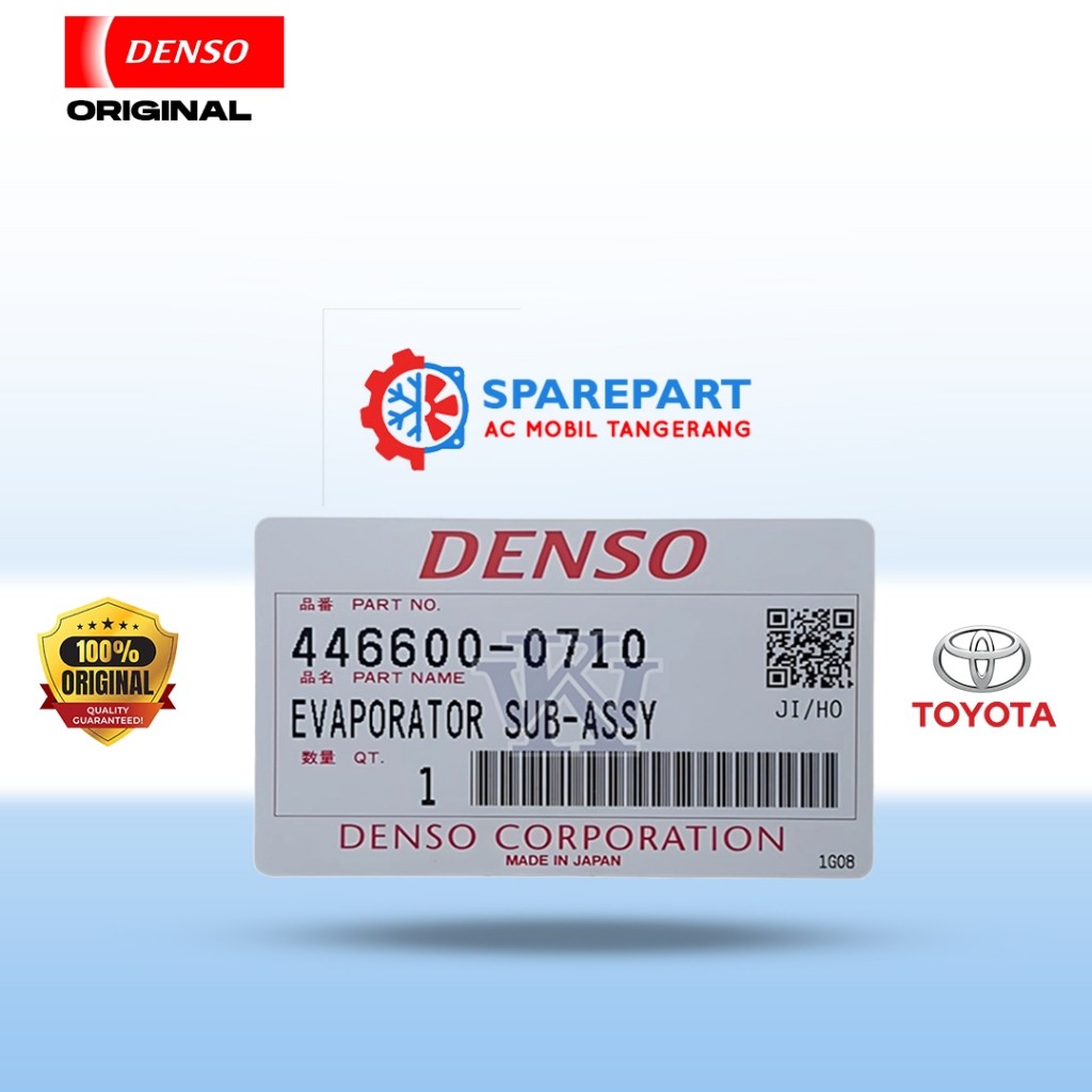 EVAPORATOR VIOS YARIS LAMA 2003 NCP42 (446600 0710) 100% ORIGINAL DENSO