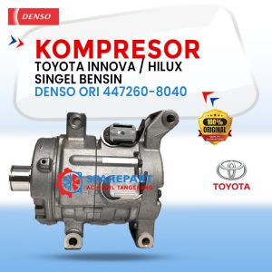 Kompresor AC Toyota Innova Single Bensin 447260-8040 – ORIGINAL Denso