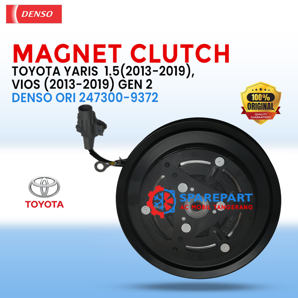 Magnet Clutch New Yaris 1.5 / New Vios (2013-2019) 2nd Gen Original Denso 247300-9372 – Denso Original