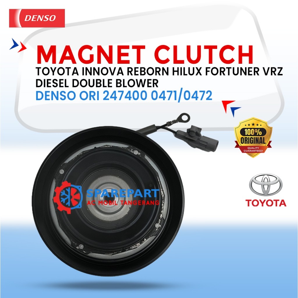 Magnet Clutch Innova Reborn Hilux Fortuner VRZ BENSIN DIESEL ORI DENSO 247400 0471 – Denso Original