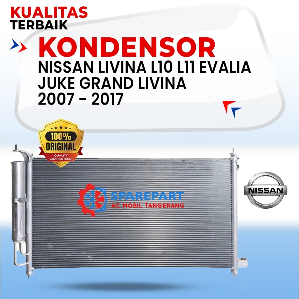 Kondensor AC Mobil NISSAN LIVINA EVALIA JUKE GRAND LIVINA