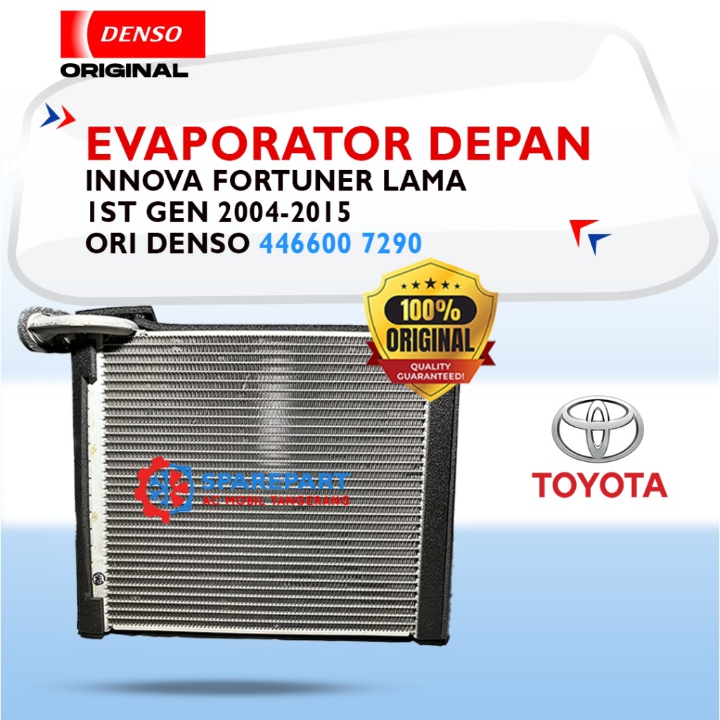 EVAPORATOR DEPAN INNOVA FORTUNER 1st gen 2004-2015 Original Denso TG446600-7290