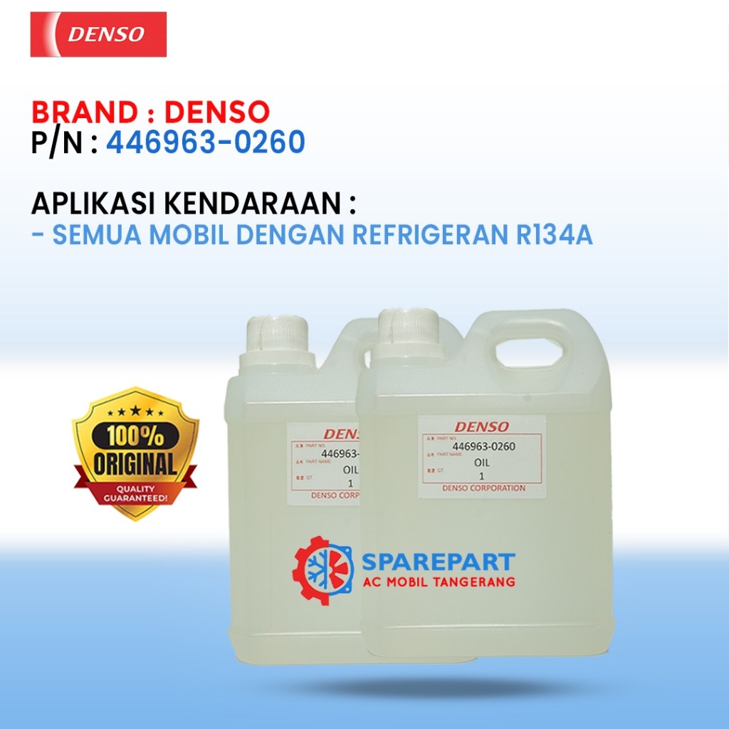 Oli Kompresor AC Mobil R134a Oil Nd8 Denso Original Japan
