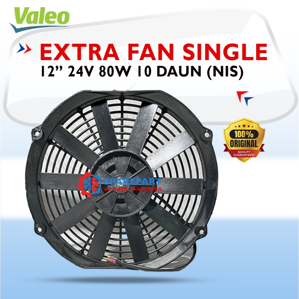 Valeo Extra Fan Mobil 12″ 24V 80W 10 Daun NIS