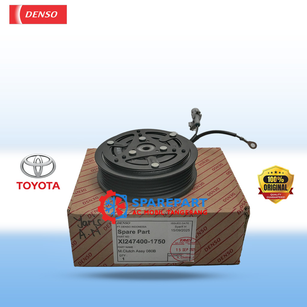 Magnet Clutch All New Yaris Heykers 2016-2018 VIOS 2017 6pk 247400-1750 – Denso Original