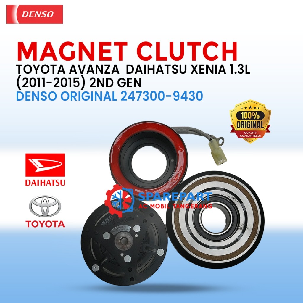 Magnet Clutch Toyota Avanza Daihatsu Xenia 1.3L (2011-2015) 2nd Gen 247300-9430 – Original Denso