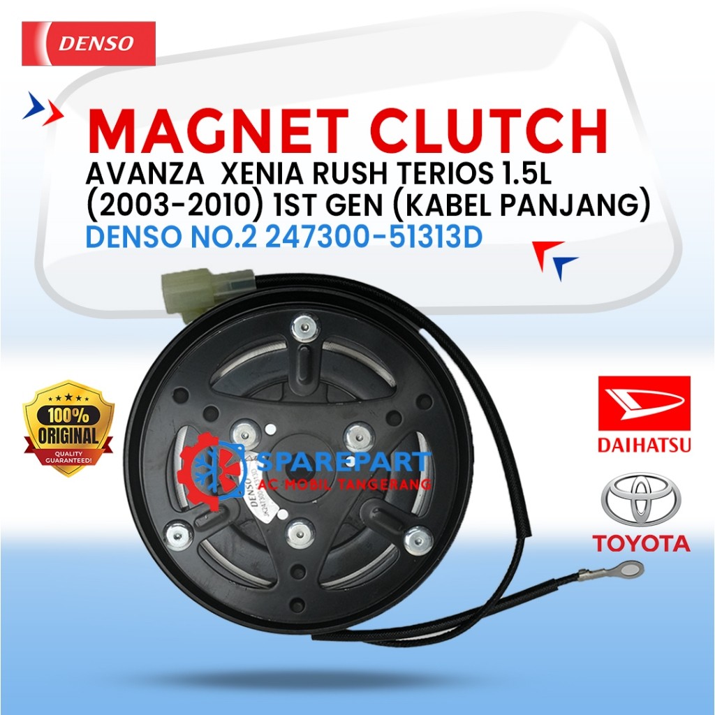 Magnet Clutch Avanza Xenia Rush Terios 1.5L (2003-2010) 1st Gen Denso original 247300-5131