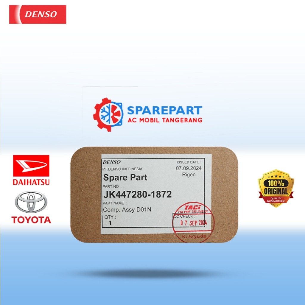 Compressor Avanza Vellos Xenia Tahun 2012-2015 DENSO 447260 1872